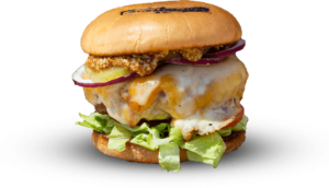 Trio Cheese Burger 200 grs
